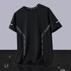 Camiseta Ice Cool Secagem Rápida Masculina Verão Fina Esportiva Manga Curta Solta Roupas Fitness Treinamento Roupas de Corrida Top para Exterior