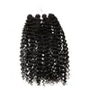 Cabelo de Crochê Ondulado Europeu, Americano e Africano Transfronteiriço Conjunto de Quatro Peças Fibra Sintética Peruca Cacheada Pequena Venda Quente Atacado de Fábrica