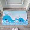 Tapetes de Piso Estampados de Franela, Alfombras, Felpudos para Puerta de Entrada, Tapetes Absorbentes de Agua de Secado Rápido, Tapetes Antideslizantes para Cocina y Baño al por Mayor