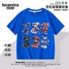 Ropa de Verano para Niños Kabao Car God Camiseta de Manga Corta para Niños Estampado de Dibujos Animados Algodón Top para Niñas Camiseta Casual de Manga Corta