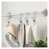 Clip de gancho de acero inoxidable Clip para trapo de cocina Estante de almacenamiento con gancho para baño Clip para toalla Tendedero a prueba de viento Venta al por mayor