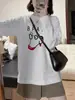 Nuevo Top Informal Divertido con Diseño de Cachorro de Dibujos Animados para Primavera y Otoño 2025, Ropa Exterior Versátil, Camiseta Básica de Manga Larga para Mujer