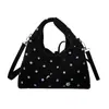 Nuevo Bolso de Mano de Lunares con Lazo para Mujer, Lindo Bolso Cruzado de Hombro, Bolso de Moda y Versátil, Bolso Tote Pequeño para el Trabajo