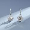 Ganchos para Orejas de Plata de Ley S925 [Venta de Liquidación con Envío Gratis] Pendientes de Diseño Nicho Versátiles de Lujo Ligero con Zirconia y Diamante Rosa al por Mayor para Exportación