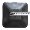 Tazón de Pie Trapezoidal Engrosado de 120 para Estanterías de Verduras de Almacén Frío, Pie de Tazón con Hebilla de Herradura, Base de Tazón Cuadrada de Hierro, Piezas Apilables, Hierro Forjado