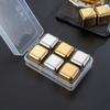 Cubos de Hielo de Acero Inoxidable 316 Partículas de Hielo Creativas Metal Reutilizable Disfruta Punto Frío Whisky Helado