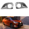 Adequado para 2014-2020 Vios Tampa do Farol de Neblina Yaris Sedan Moldura do Farol de Neblina Peças Decorativas do Carro