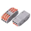 Conector de Fio Divisor de Bloco de Terminais Rápido Conector Universal Sem Parafuso Pct222 para Fios Macios e Rígidos