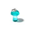 2/pacote contas de cogumelo esmaltadas coloridas com cabeça pendurada para pulseira DIY chaveiro Pingente de joia pingente