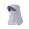 Máscara de Ciclismo Nova de Seda Gelada de Verão para Mulheres, Protetor Solar Externo Leve e Respirável, Capacete com Proteção Integrada Respirável para o Pescoço
