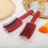 Peine de Masaje Multifuncional Calado Peine de Curva Grande Peine de Costillas Peine para Peinar Cabello Rizado de Hombres y Mujeres Peine Esponjoso para Cabeza con Aceite Peine Curvo