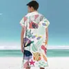 Bata de Playa Personalizada Bata de Baño Best-Seller de Amazon para Adultos Toalla de Baño con Capucha Toalla de Playa Absorbente Engrosada Bata de Baño para Nadar