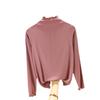 Camiseta de Manga Larga con Cuello Medio Fruncido para Mujer De Rong Little Cat Diary, Camiseta Base de Color Sólido, Top Interior para Mujer, Estilo Corto de Invierno