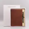 Caixa de Presente para Caderno de Negócios Conjunto de Pen Drives A5 Caderno B5 Atividade de Volta às Aulas para Estudantes Conjunto de Presente