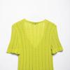 Venta al por mayor de Ropa de Mujer Transfronteriza Verano 2025 Nuevo Estilo Refrescante y Transpirable Cardigan de Punto con Diseño Jacquard de Canalé