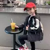 Casaco infantil outono novo jaqueta com capuz estilo coreano para atividades ao ar livre crianças médias e grandes jaqueta corta-vento casual da moda estilo ocidental