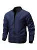 Nueva chaqueta casual de comercio exterior transfronterizo para hombre, directa de fábrica de Amazon, casual de primavera y otoño, color sólido, para hombre