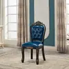Mesa y Sillas de Madera Maciza Estilo Europeo para 8 Personas Mesa de Conferencias Rectangular Extensible 2m Mesa de Juego de Mesa Werewolf