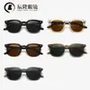 Gafas de Sol Polarizadas de Montura Cuadrada Tr a la Moda Personalizadas para Mujer Pin de Gorra 8616 Gafas Ins Retro de Gama Alta para Hombre
