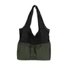 Bolso de Hombro Plegable, Bolso de Compras Casual con Cremallera de Gran Capacidad, Bolso de Mano Tote Versátil Nuevo para Viajes Transfronterizos