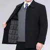 Jaquetas de Primavera e Outono para Homens de Meia-Idade e Idosos, Jaquetas Casuais com Lapela, Jaquetas de Pai, Jaquetas Executivas para Homens de Meia-Idade e Idosos