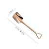 Creative 304 Ice Cream Spoon Aço Inoxidável Pá Soldados Pá Cyber Red Flat Head Melancia Colher Golden Dessert Sorvete Spoon