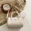 Bolsa tipo travesseiro estilo francês, moderna e única, casual e simples, bolsa de ombro e transversal versátil para o dia a dia
