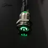 Directo de fábrica botón metálico de 12 mm interruptor de reinicio impermeable LED sin electrodos con luz IP65 productos genuinos inicio de computadora