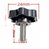 Acero 304 Flor de Ciruelo Tornillo de Mano Cabeza de Pegamento Manija Tornillo Hexagonal Estrella Plástico Perilla de Ajuste Manija M4-M12