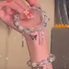 Como un sueño para hacer llover humo, la pulsera de mariposa de tinta de Jiangnan es una pulsera impopular para novias de alto valor para estudiantes.