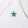 DIY Hecho a Mano Accesorios de Joyería Aleación Esmalte Perla Concha Estrella de Mar Aretes Colgantes Pulsera Creativa
