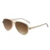 Gafas Protectoras Moda Marco Grande Gafas de Sol para Mujer Lente de Color Gradiente Gafas de Sol para Exteriores Casuales
