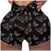 Yiwu damas nuevo arruga moda yoga entrenamiento alta elasticidad shorts básicos mujer venta al por mayor XY919