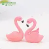 Artesanías Chen Jun Flamenco Regalo Adorno de Plástico PVC Llavero Accesorio Topper para Pastel Adorno de Paisaje en Miniatura