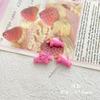 Liga rosa branca urso avião fofo laço pulseira artesanal diy material de caixa de leite com contas acessórios
