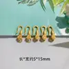 Fecho Antigo para Pulseira de Pérolas Banhado a Ouro Círculo Duplo Dragão Colher de Ouro Conector S Acessórios de Gancho de Fecho para Fim de Pulseira Colar DIY