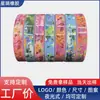 Pulsera de Silicona Personalizada de Fábrica de Círculo Completo Colorida Impresa en Plano CMYK Correa de Muñeca de Goma Multicolor con Sobreimpresión Disponible con Imágenes