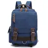 Venta Directa de Fábrica Mochila de Lona Retro de Gran Capacidad Unisex Bolsa Casual para Viajero Mochila de Lona para Exteriores