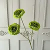 3 rosas de burbuja artificiales para exhibición en tienda, decoración suave, arreglo floral, flores decorativas, flores artificiales para boda