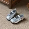 Zapatos Nuevos de Rendimiento para Niñas Primavera y Otoño, Zapatos de Baile, Zapatos Mary Jane, Zapatos de Piel Rojos, Zapatos Versátiles de Suela Blanda para Niños Mayores