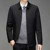 Chaqueta de plumón de pato blanco de moda sin miedo a la valentía talla extra para hombre con solapa a prueba de frío abrigo cálido una chaqueta dos usos