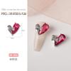 Joias de Zircônia para Nail Art Lz Mesmo Estilo Luxo Leve Coração Tridimensional Laço e Urso Divertido Strass Usáveis para Unhas Atacado