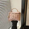 Bolso Pequeño de Cadena para Mujer 2026 Nuevo de Moda Simple Elegante Diario Rombo Bolso Cruzado Bolso de Mano Texturizado