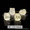 Cristal de Limón Natural Garra de Gato Pixiu Mariposa Flor de Cinco Pétalos Tallado Colgante Pulsera Accesorios de Joyería Fábrica Venta al por Mayor