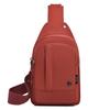 Bolso Cruzado de Pecho de Nylon Ligero Estilo Nuevo Simple de Alta Gama Moda Exterior Gran Capacidad Resistente al Desgaste Impermeable Versátil de Alta Gama