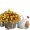 Flores y Plantas Artificiales de Otoño Amazon Transfronterizo Eucalipto Otoñal Margaritas Decoraciones de Acción de Gracias para el Hogar Decoración del Hogar