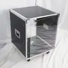 Estuche de Vuelo para Rack de 12U Gabinete Simple para Amplificador de Altavoz de 4U Gabinete Móvil de 6U 8U con Cajón 16U