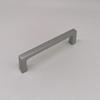 Manija de aleación de zinc boutique plateada Ls514-3, manija metálica en forma de U, manija para puerta de gabinete