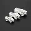 Acessórios de pé de prata S999 3D prata dura carpa da sorte corajoso feito à mão pulseira DIY pulseira corda acessórios material atacado