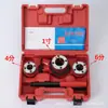 Máquina Manual para Roscado de Tuberías de Acero, Tuberías Galvanizadas, Tuberías de Agua, Boquillas Roscadoras, Machuelos, Cortadores de Alambre, Boquillas para Roscado de Tuberías